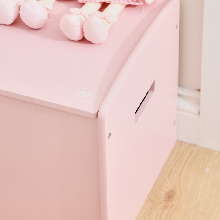 Personalised Large Pink Star Design Toy Box FSC®