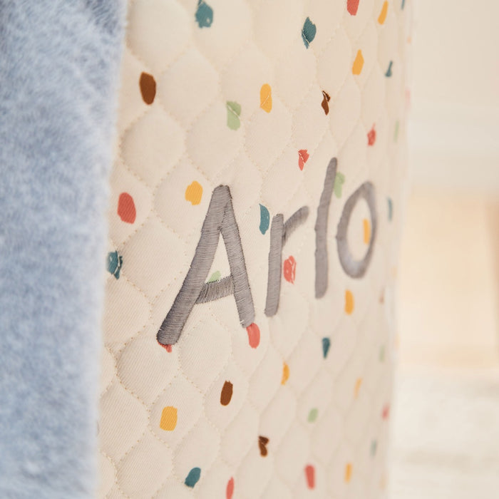 Personalised Large Rainbow Polka Dot Storage Bag