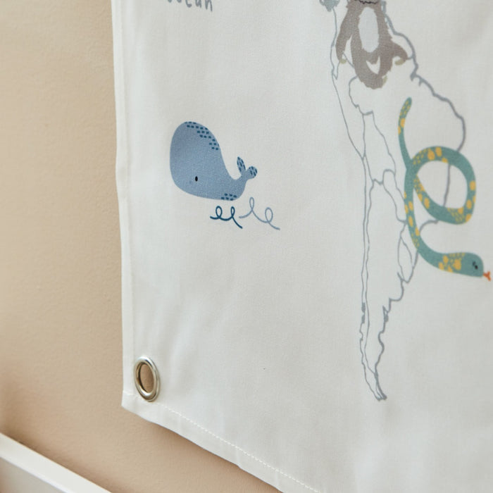 Personalised Large Safari Map Wall Hanging