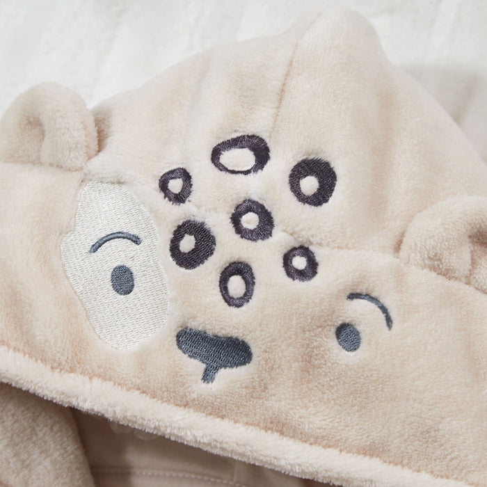 Personalised Leopard Fleece Robe