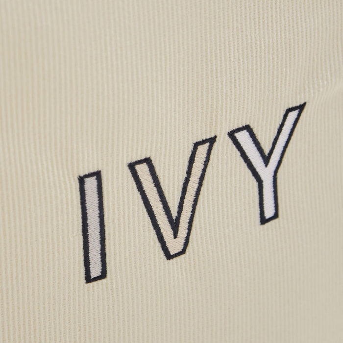 Personalised Letter Patch Ecru Cord Chair