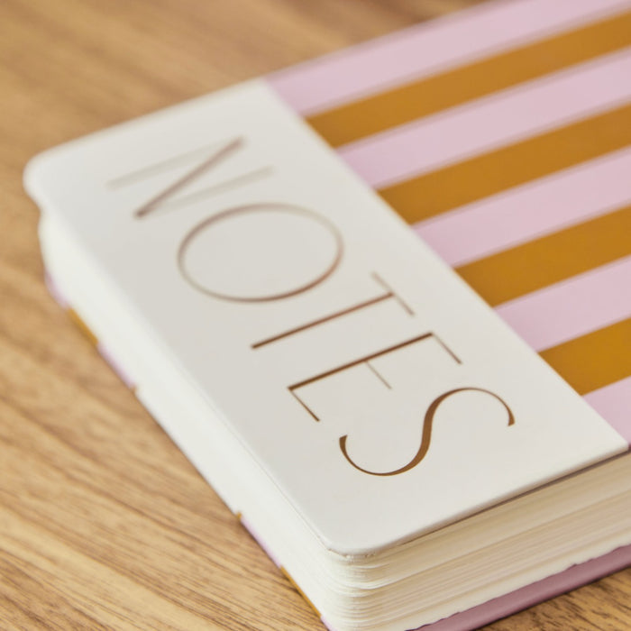 Personalised Lilac & Ochre Large Chunky Notepad