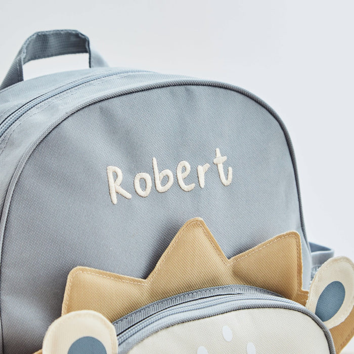 Personalised Lion Medium Backpack
