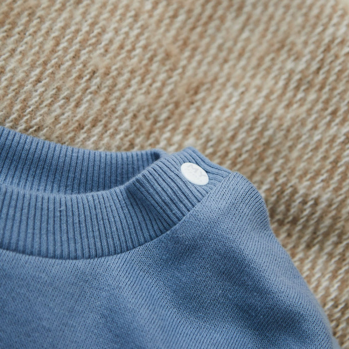 Personalised Little Nature Explorer Blue Sweater