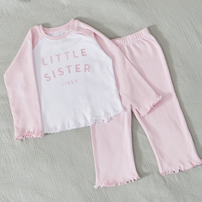 Personalised 'Little Sister' Pyjamas