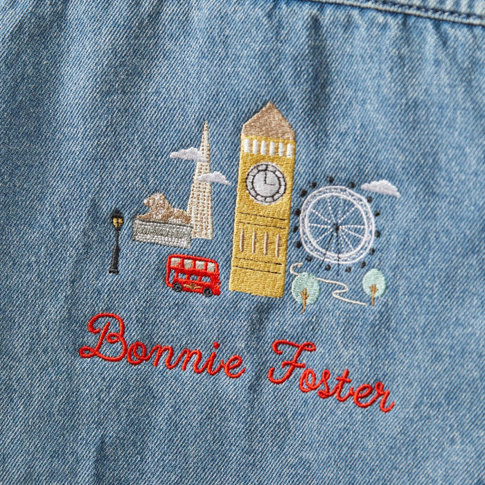 Personalised London City Denim Jacket