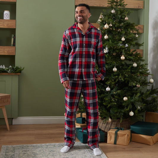 Personalised Men's Tartan PJ Set