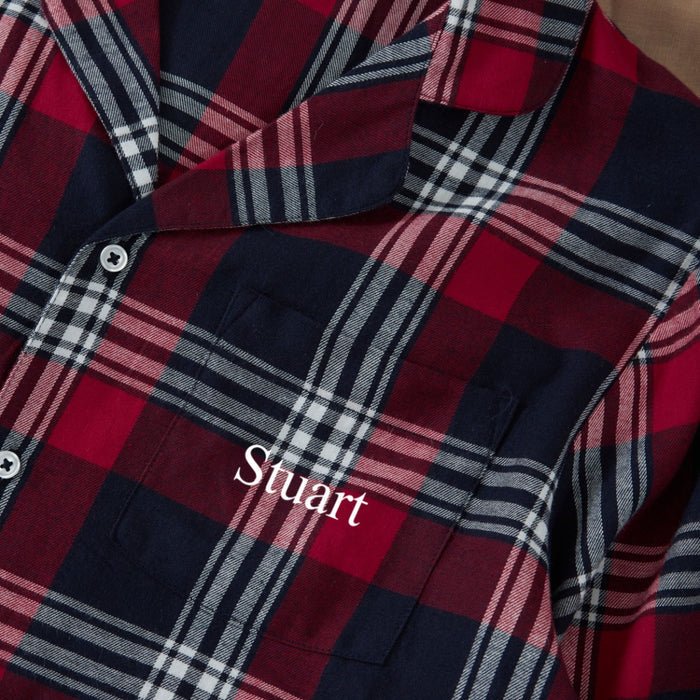 Personalised Men's Tartan PJ Set