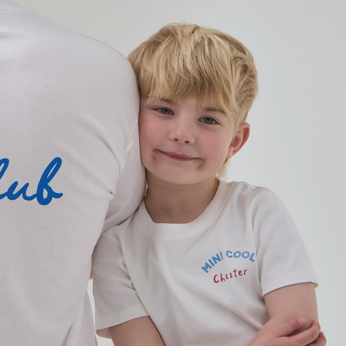 Personalised Mini Cool Club White T-shirt