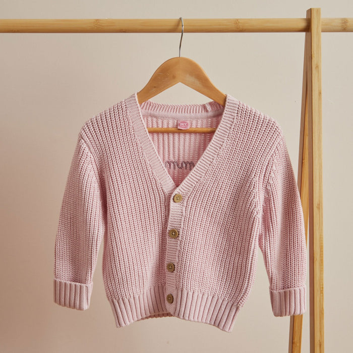 Personalised Mummy's Little Girl Pink Cardigan
