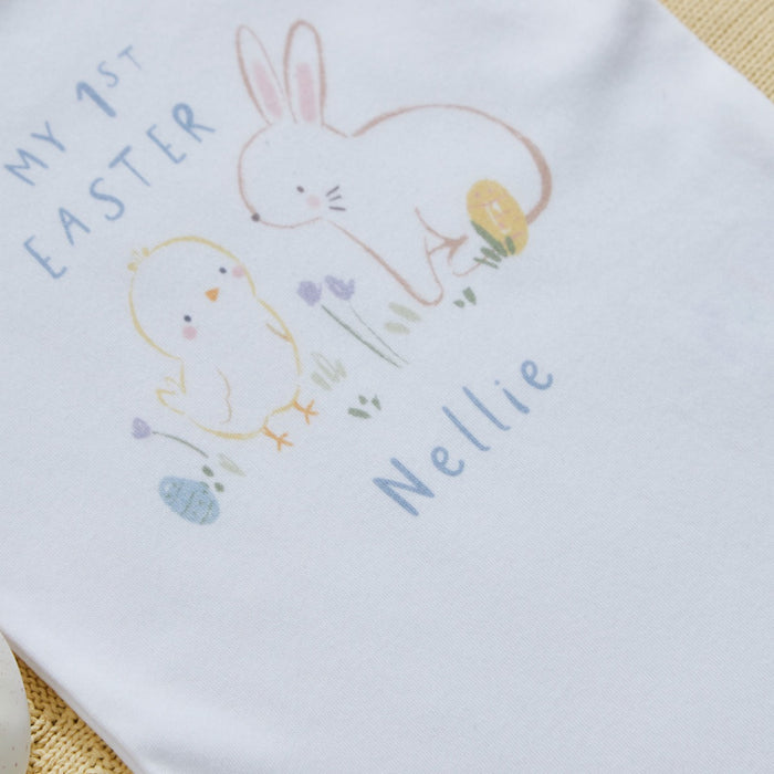 Personalised My 1st Easter Bodysuit in White