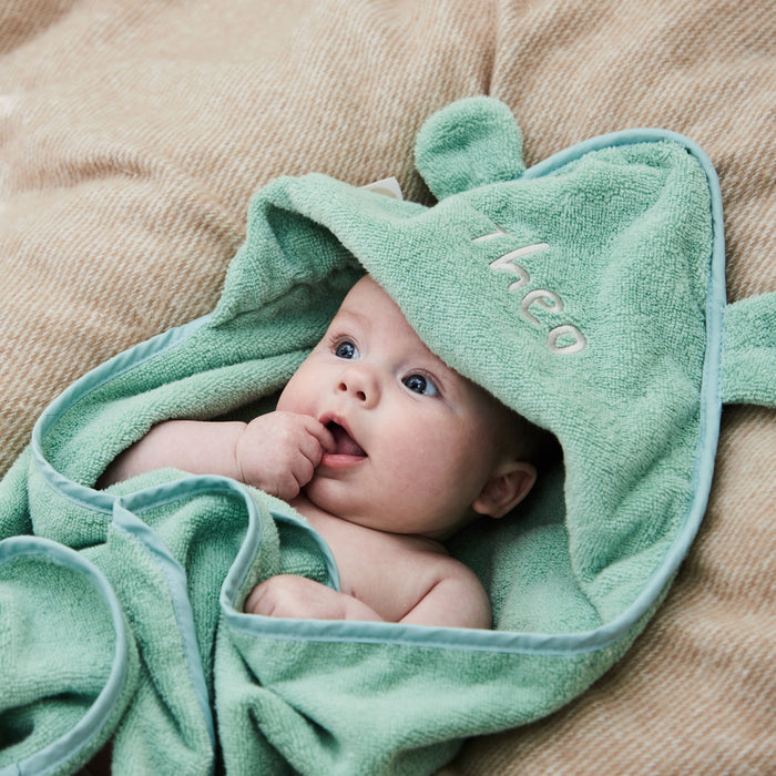 Personalised My 1st Years Gift Box Blue Hooded Towel