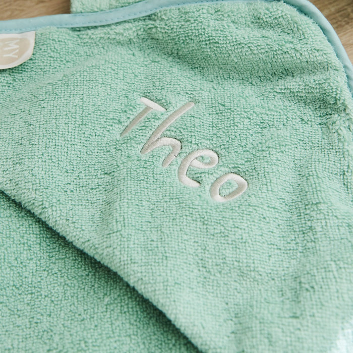 Personalised My 1st Years Gift Box Blue Hooded Towel