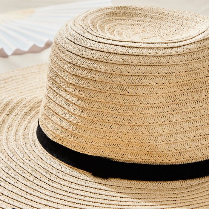 Personalised Natural Woven Sun Hat