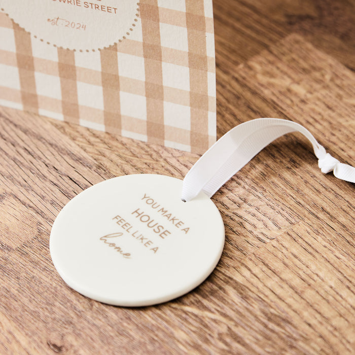 Personalised New Home Ceramic Decoration