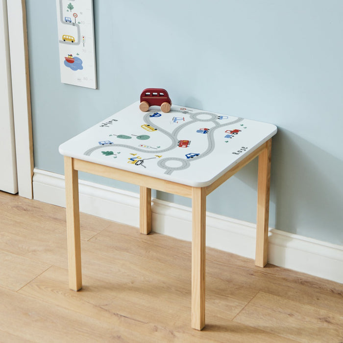 Personalised On The Move Children's Wooden Table