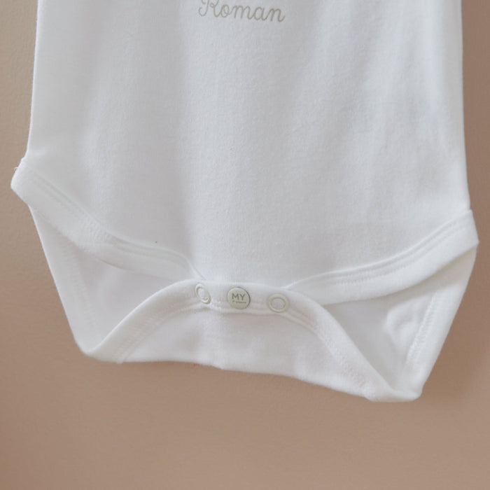 Personalised Our 1st Pancake Day White Bodysuit