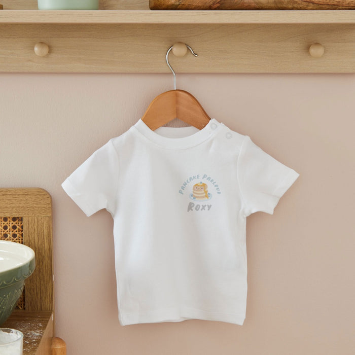 Personalised Pancake Parlour White T-Shirt