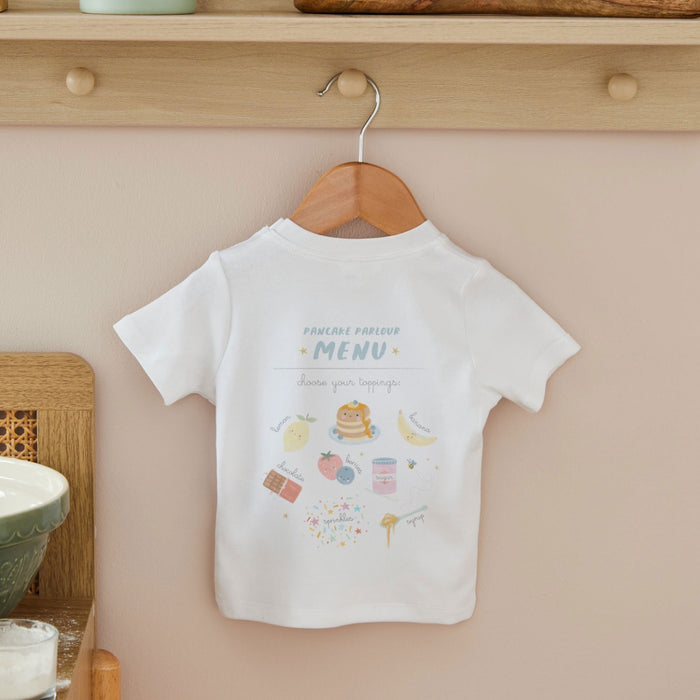 Personalised Pancake Parlour White T-Shirt