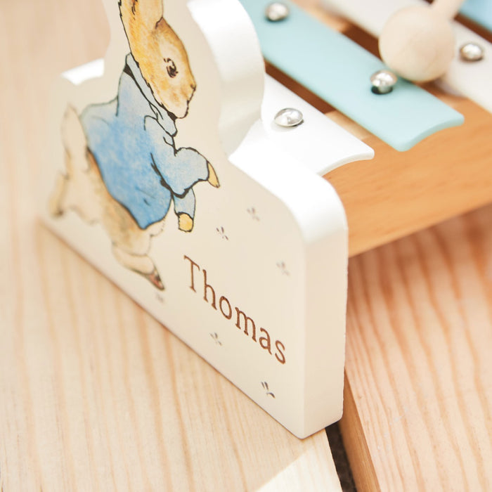 Personalised Peter Rabbit Wooden Xylophone
