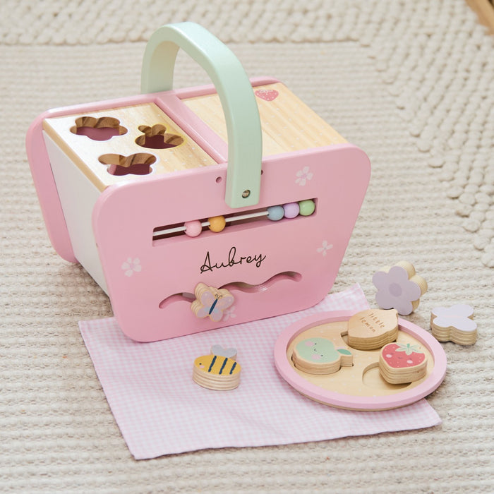 Personalised Picnic Wooden Shape Sorter FSC®