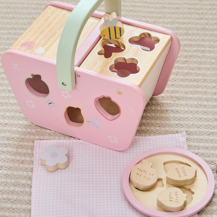 Personalised Picnic Wooden Shape Sorter FSC®
