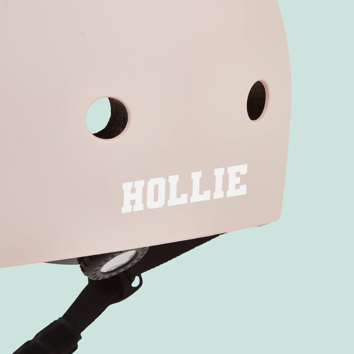 Personalised Pink Banwood Classic Bicycle Helmet