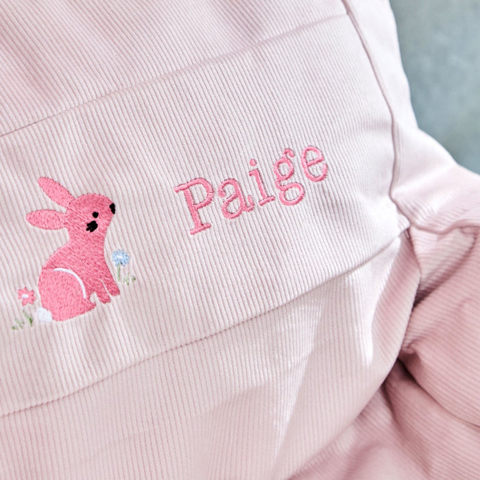 Personalised Pink Bunny Bean Bag Chair