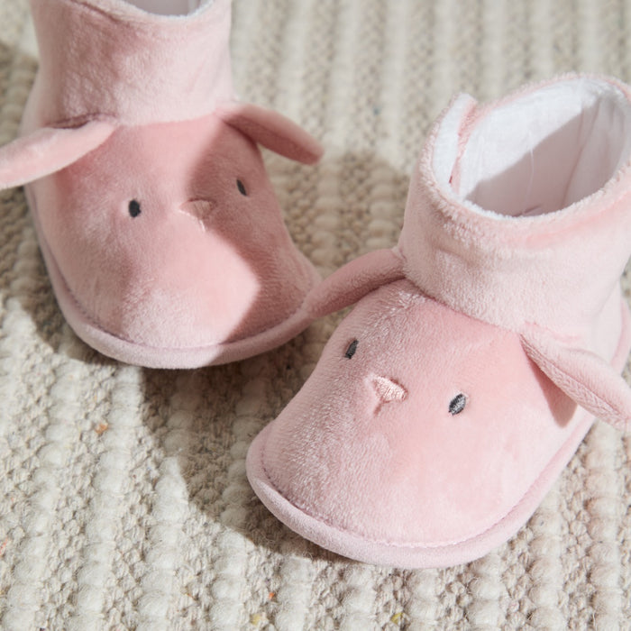 Personalised Pink Bunny Booties