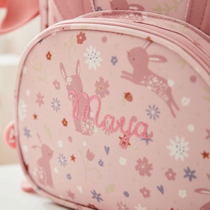 Personalised Pink Bunny Lunch Bag
