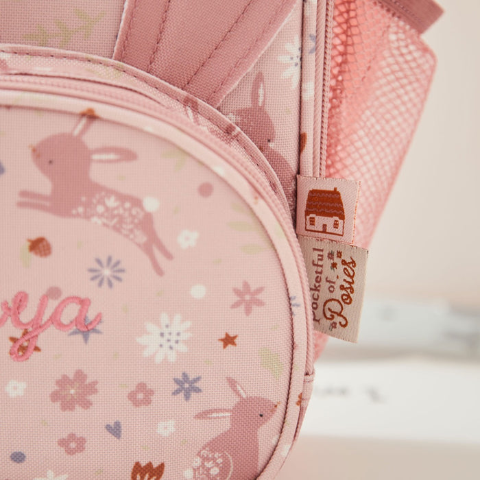 Personalised Pink Bunny Lunch Bag