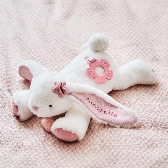 Personalised Pink Bunny Rabbit Activity Toy