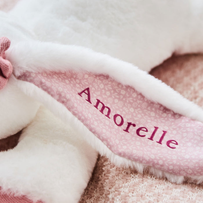Personalised Pink Bunny Rabbit Activity Toy