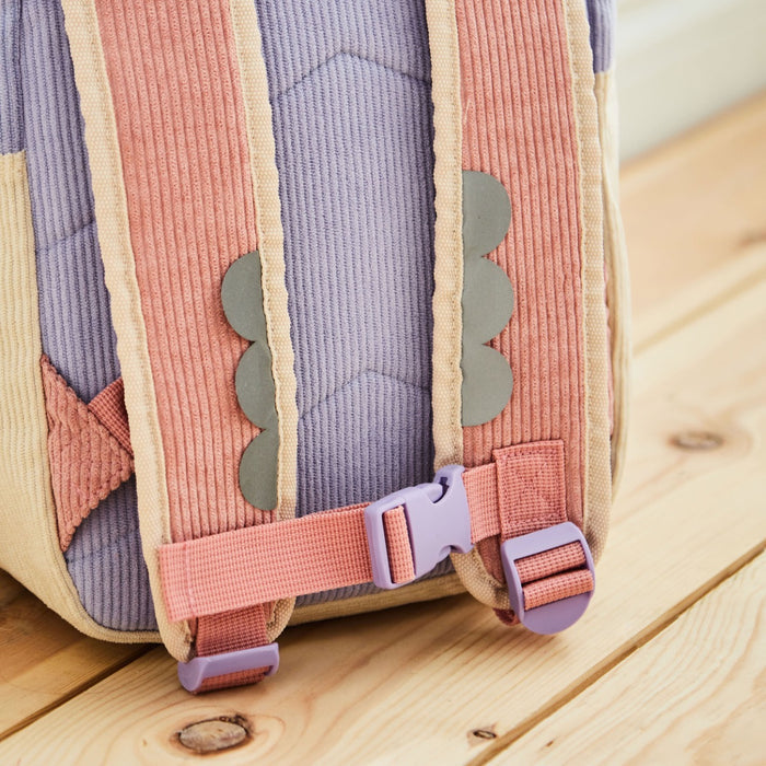 Personalised Pink Cord Backpack with Grab Handle
