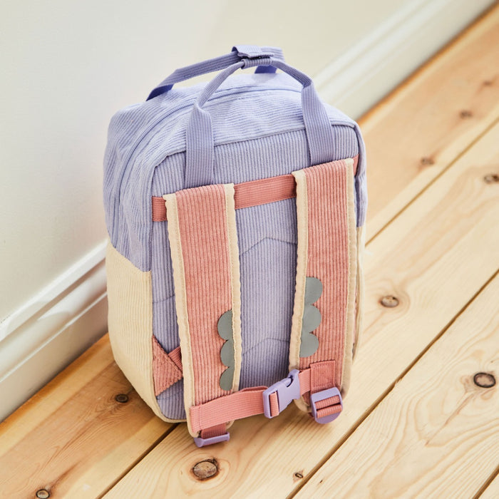 Personalised Pink Cord Backpack with Grab Handle