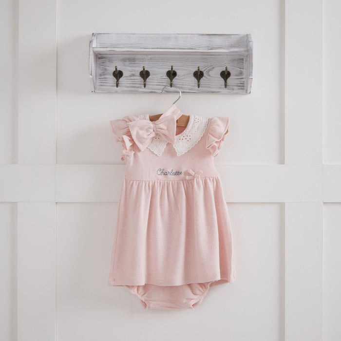 Personalised Pink Dress Outfit Set