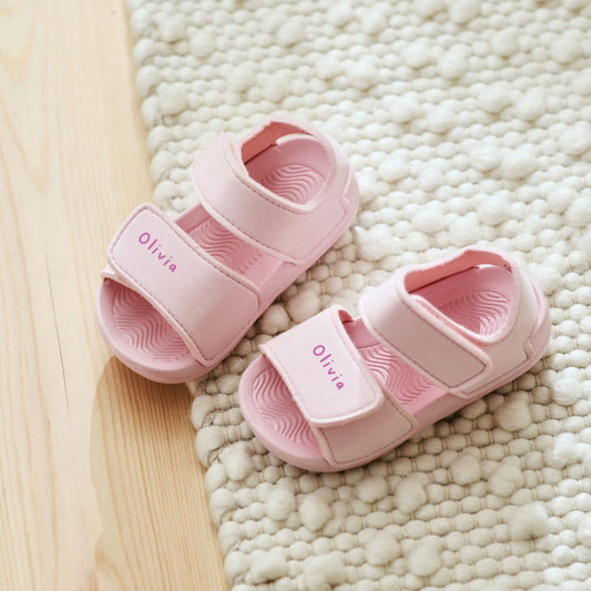 Personalised Pink Eva Sandals