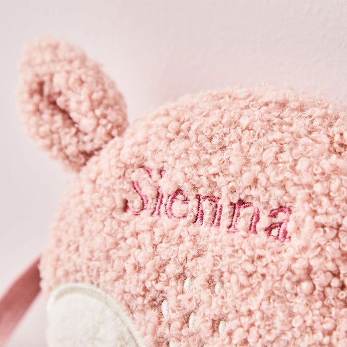 Personalised Pink Fawn Handbag