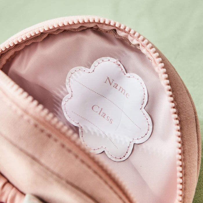 Personalised Pink Flower Tiny Character Backpack