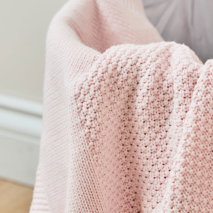 Personalised Pink Giraffe Knitted Shawl