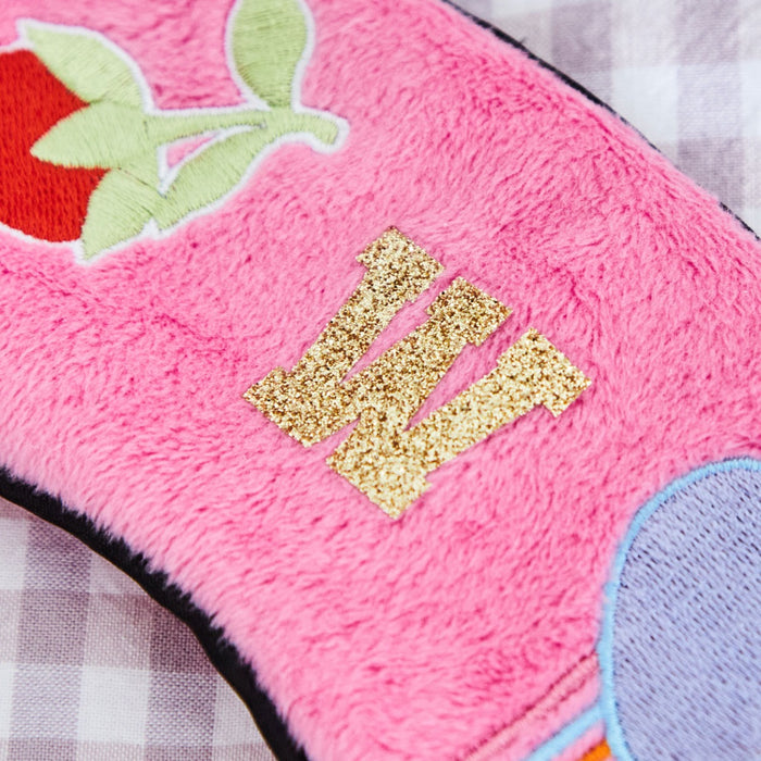 Personalised Pink Heart Eye Mask
