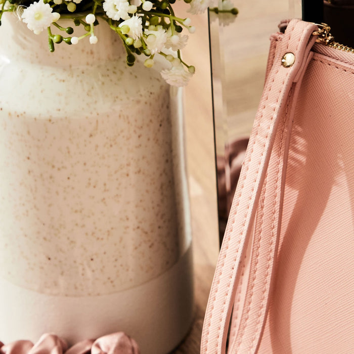 Personalised Pink Polka Dot Pouch