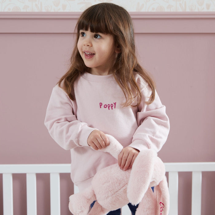 Personalised Pink Sweatshirt