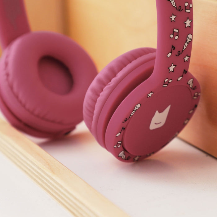Personalised Pink Tonies Foldable Headphones