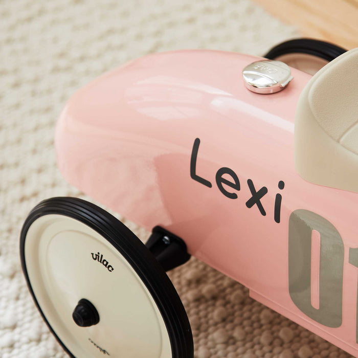 Personalised Pink Vilac Ride On Toy