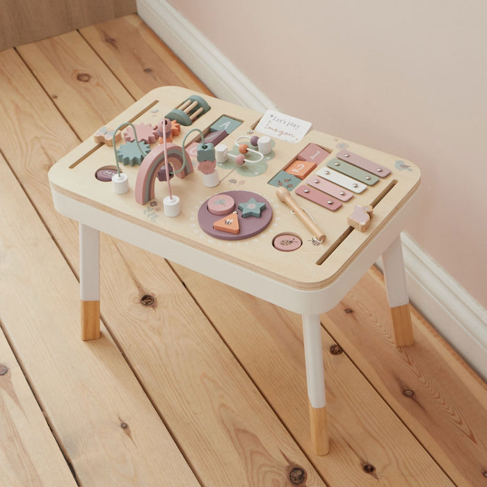 Personalised Pink Wooden Children's Activity Table FSC®