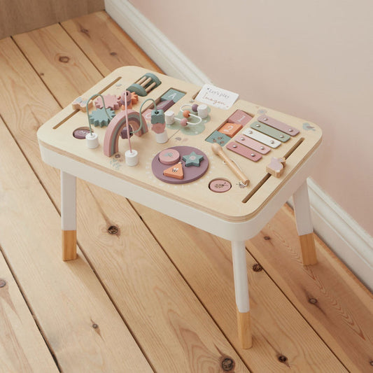 Personalised Pink Wooden Children's Activity Table FSC®