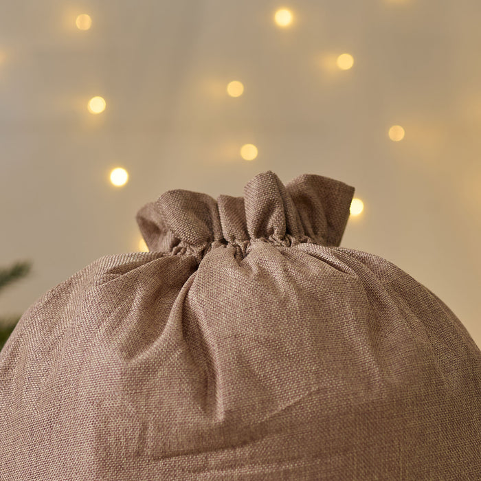 Personalised ‘Presents For’ Hessian Christmas Sack