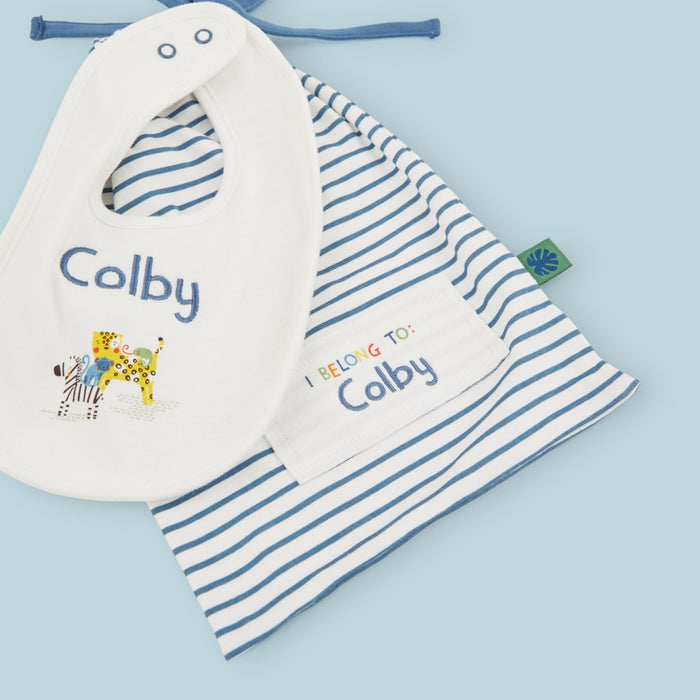 Personalised Really Wild Baby Accessory Set