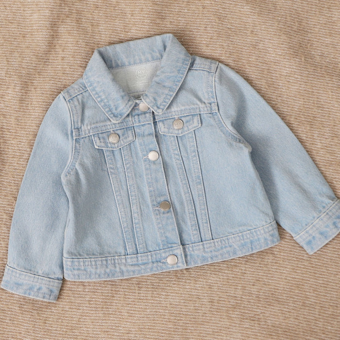 Personalised Rocket and Stars Stonewash Denim Jacket